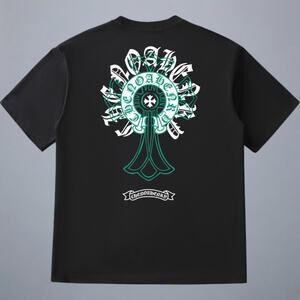 Chrome Hearts Men's Black Short Sleeve T-Shirt